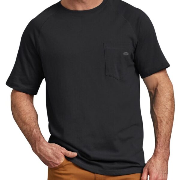 Dickies Short Sleeve Performance Cooling Tee, Black